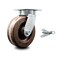 Service Caster 6 Inch Kingpinless High Temp Phenolic Wheel Swivel Caster with Swivel Lock SCC SCC-KP30S620-PHRHT-BSL - alternate 1